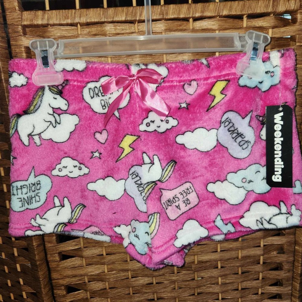 Weekending Unicorn Pajama Shorts - Womens Size Small - NWT